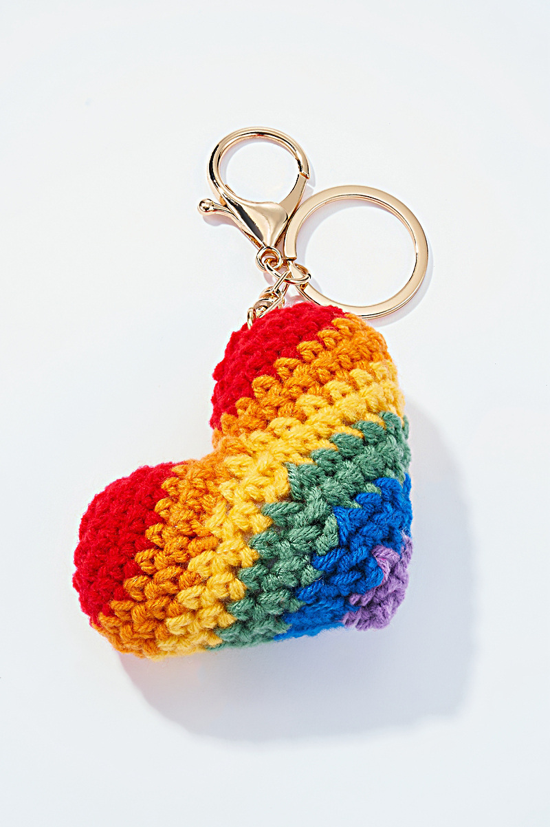 Mayorista ÉLINE L'ATELIER - Amuleto de bolso y llavero Corazón de crochet