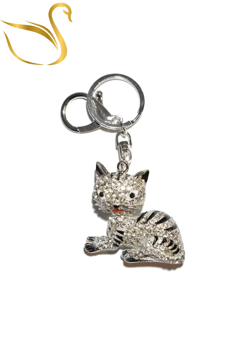 Wholesaler Emma Fantaisies - Cat bag jewelry key ring