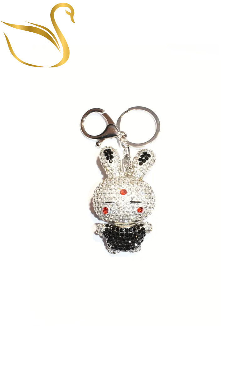 Wholesaler Emma Fantaisies - Rabbit bag jewelry key ring