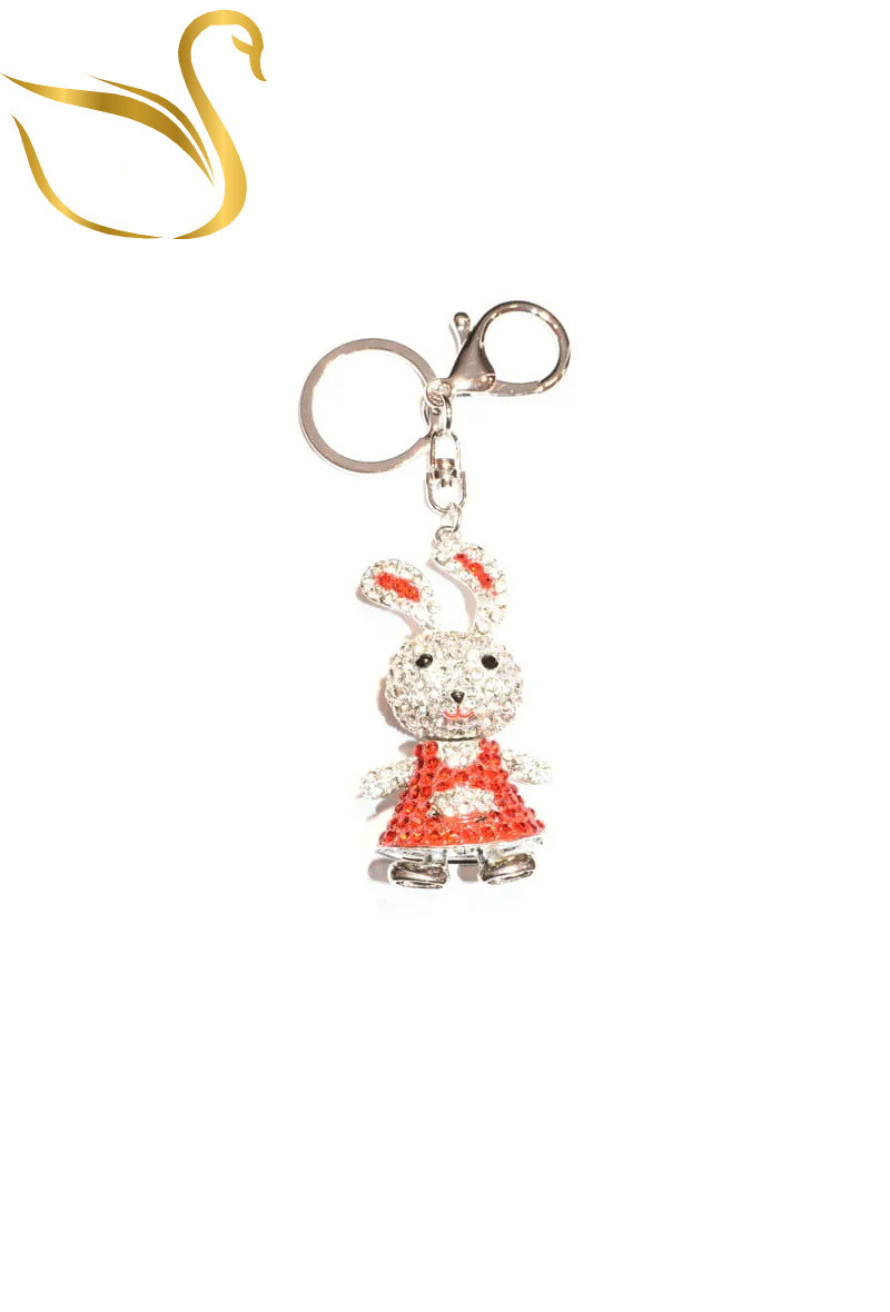 Wholesaler Emma Fantaisies - Rabbit bag jewelry key ring