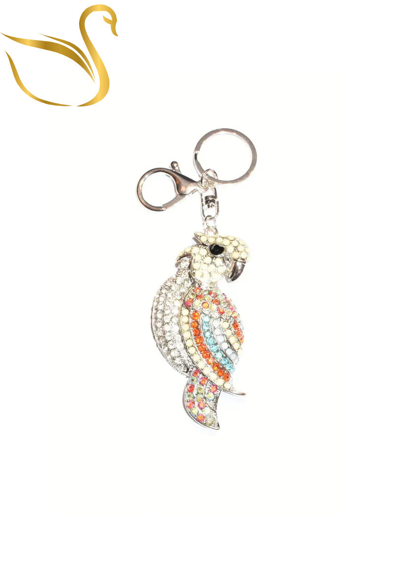 Wholesaler Emma Fantaisies - Parrot bag jewelry keyring
