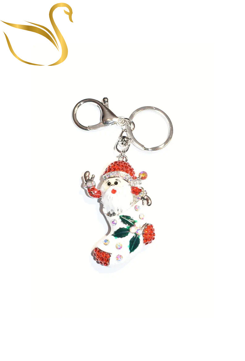 Wholesaler Emma Fantaisies - Santa bag jewelry key ring