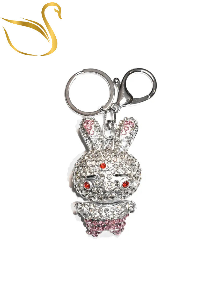 Wholesaler Emma Fantaisies - Rabbit bag jewelry key ring