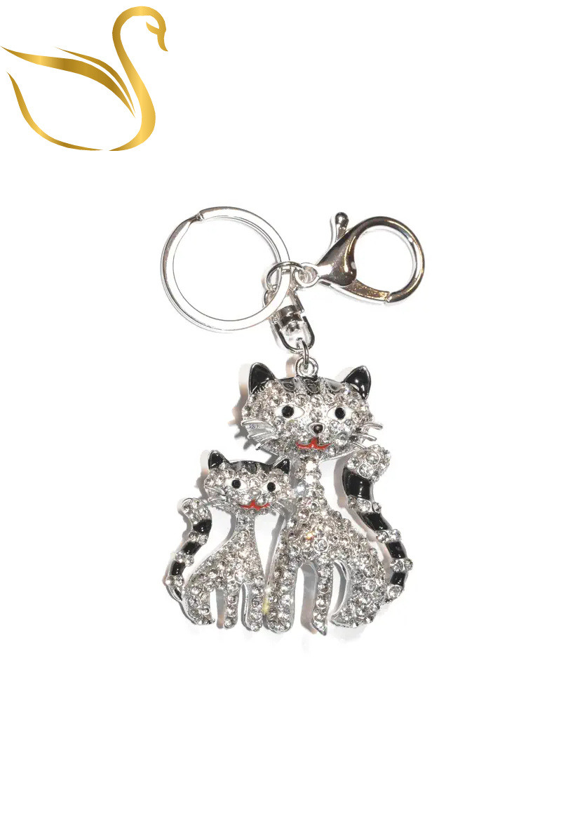 Wholesaler Emma Fantaisies - Cat bag jewelry key ring