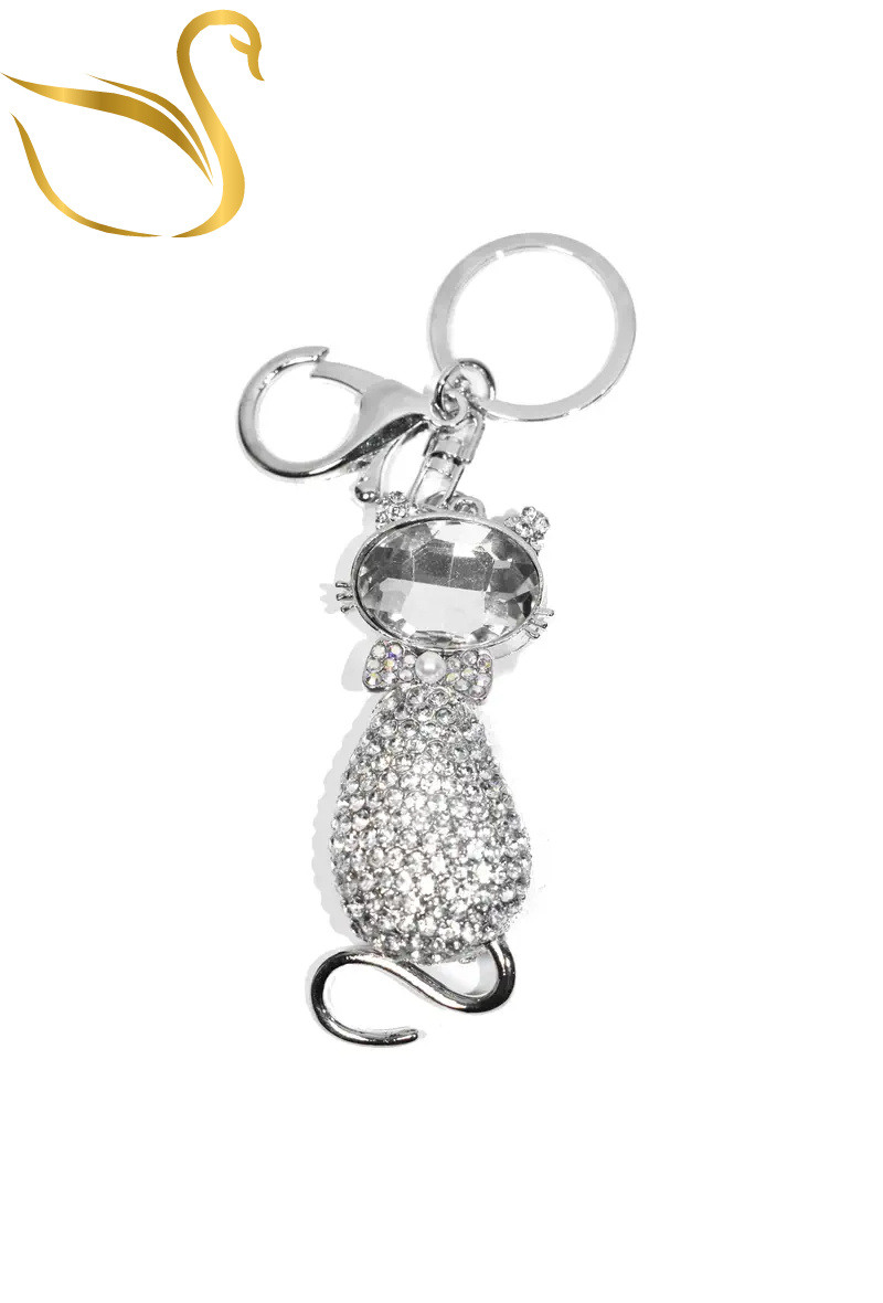 Mayorista Emma Fantaisies - Llavero de joyería con bolso de gato