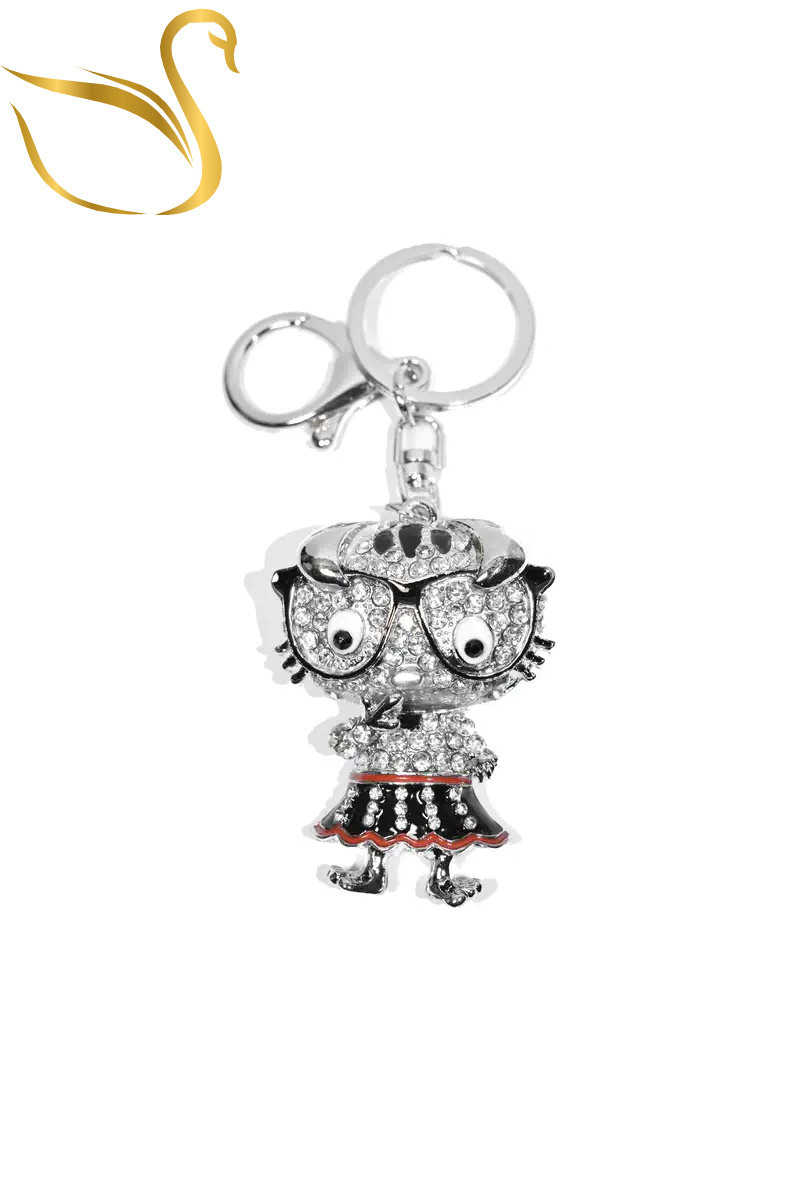 Wholesaler Emma Fantaisies - Cat bag jewelry key ring