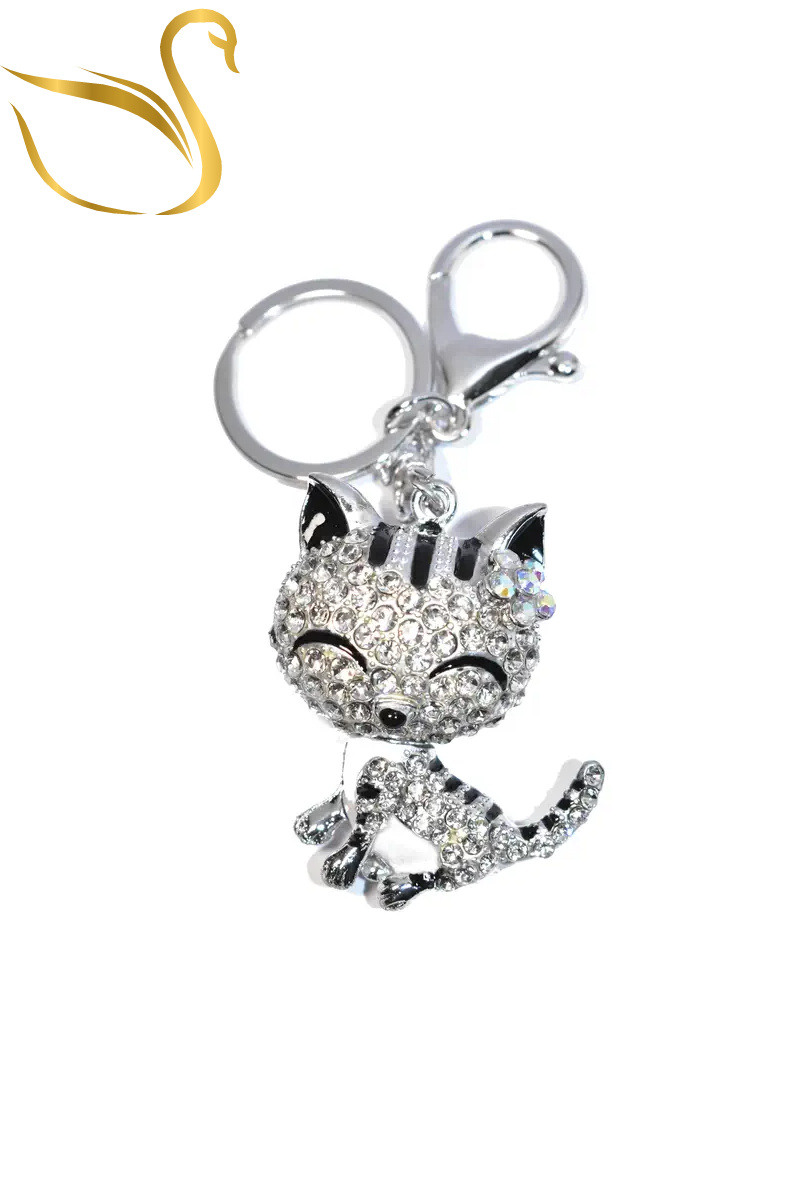Mayorista Emma Fantaisies - Llavero de joyería con bolso de gato