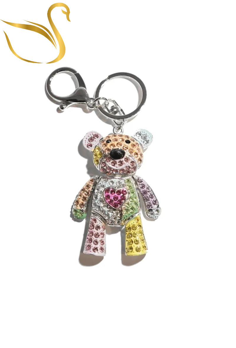 Wholesaler Emma Fantaisies - Teddy bear bag jewelry key ring