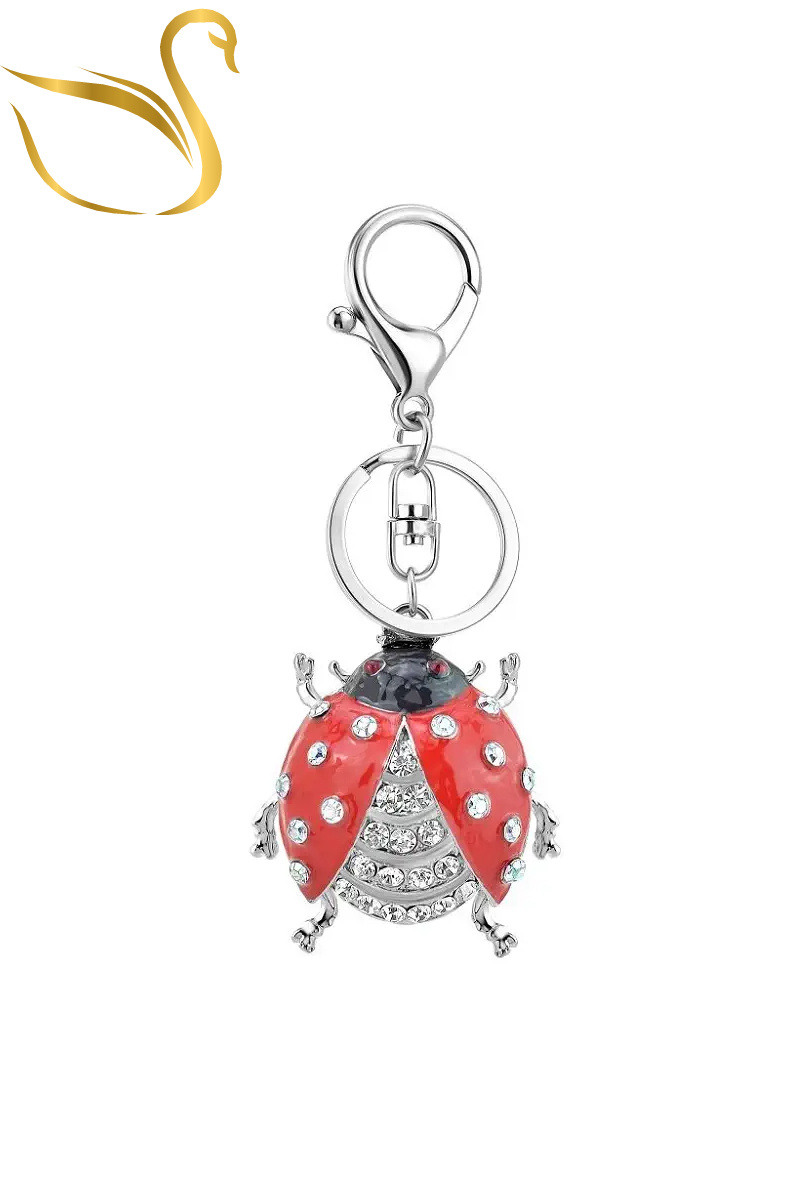 Wholesaler Emma Fantaisies - Ladybug bag jewelry key ring