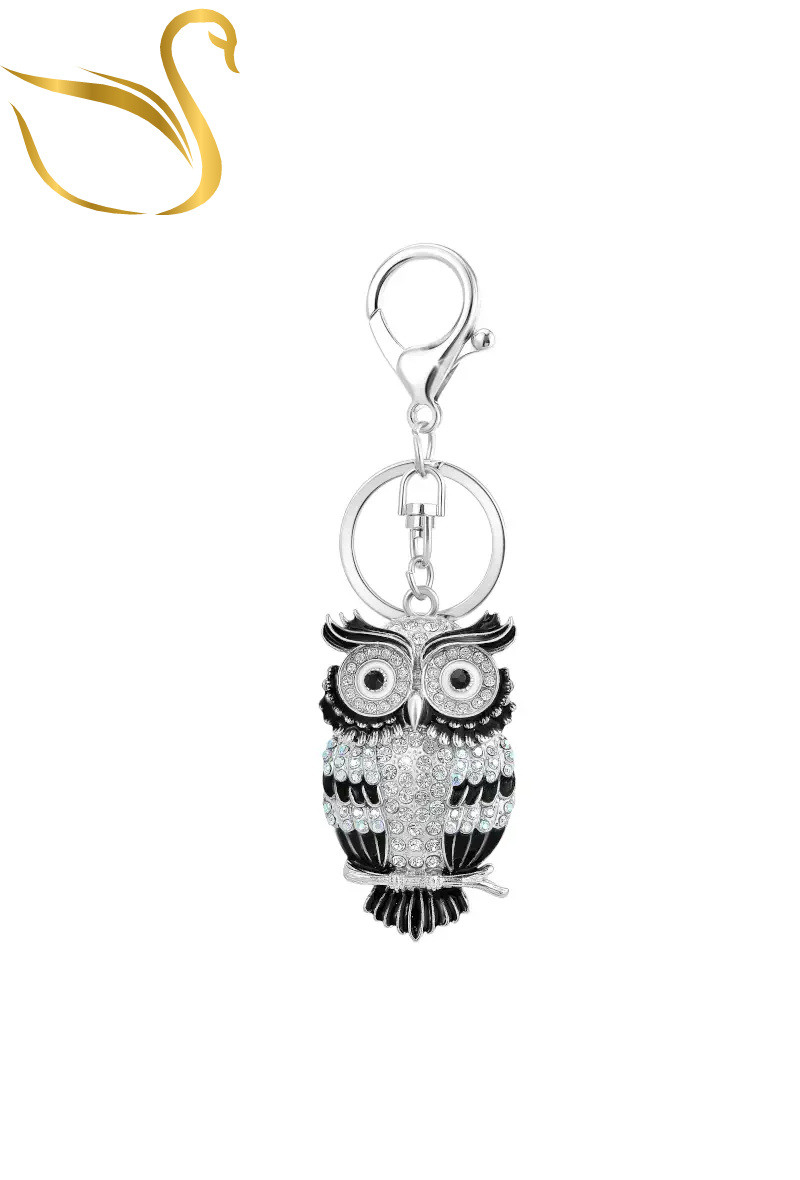 Wholesaler Emma Fantaisies - Owl owl bag jewelry key ring