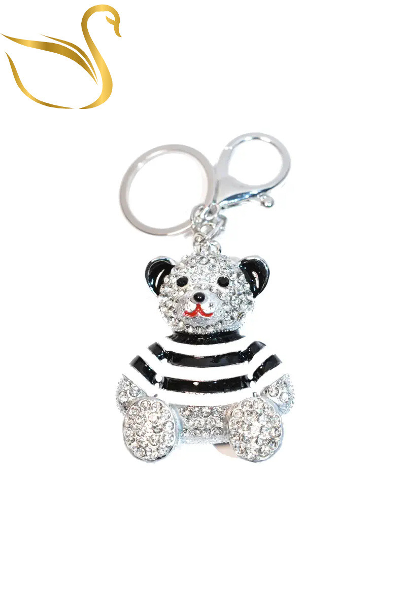 Wholesaler Emma Fantaisies - Teddy bear bag jewelry key ring