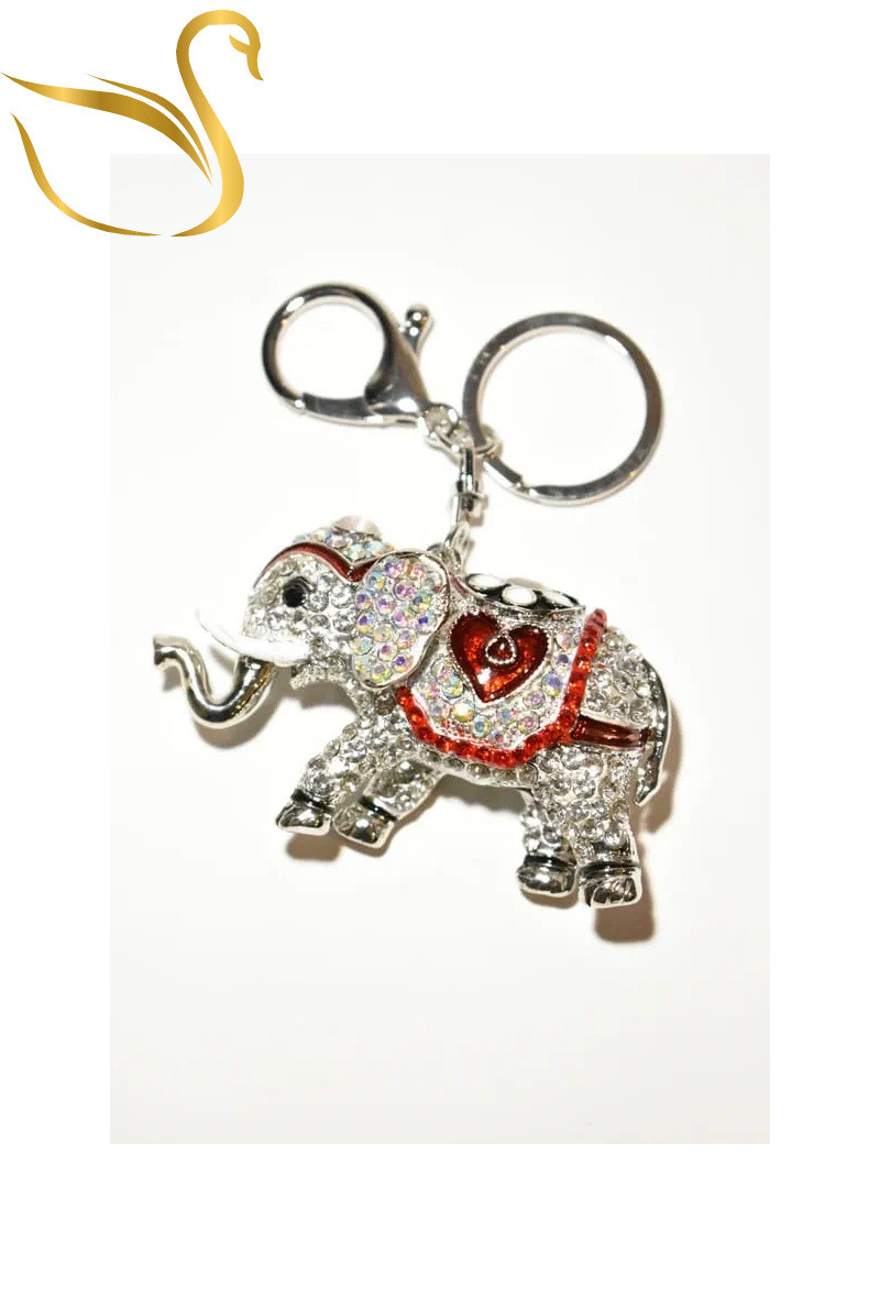 Wholesaler Emma Fantaisies - Elephant bag jewelry key ring