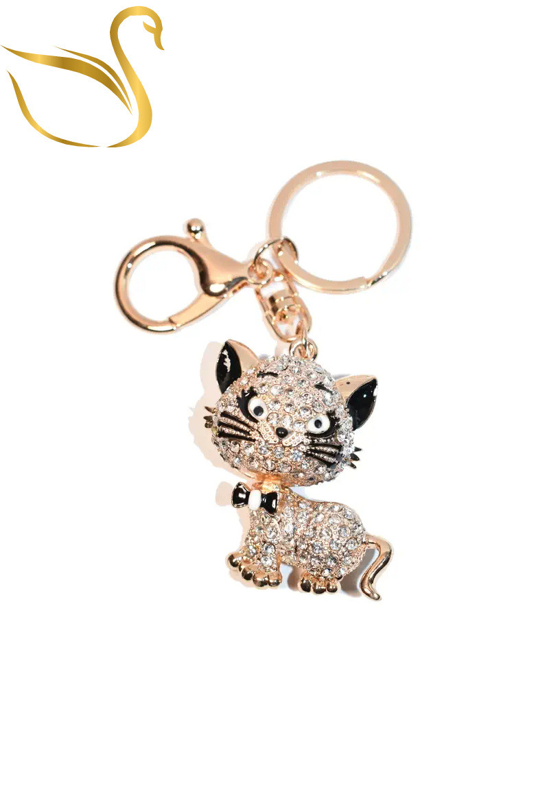 Wholesaler Emma Fantaisies - Cat bag jewelry key ring