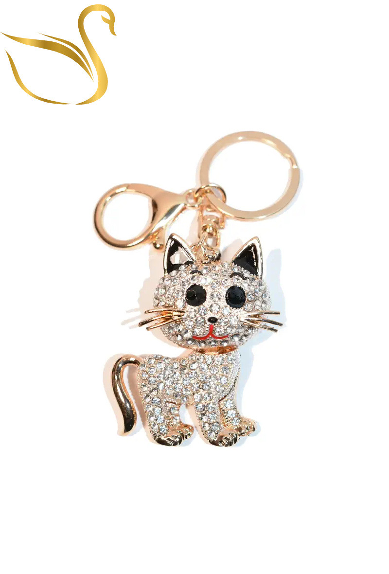 Wholesaler Emma Fantaisies - Cat bag jewelry key ring