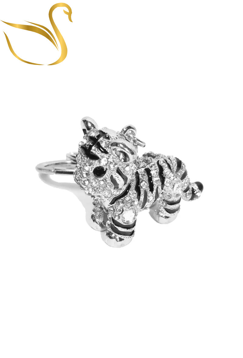 Wholesaler Emma Fantaisies - Tiger bag jewelry key ring