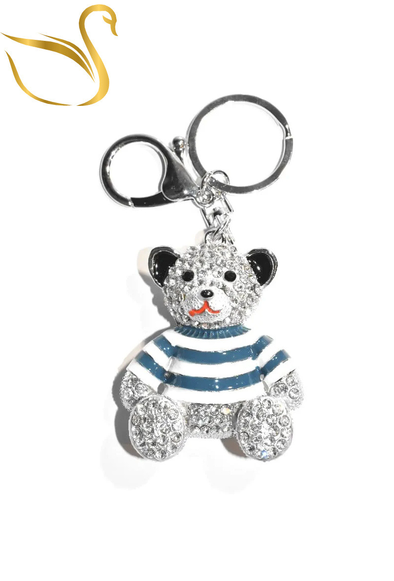 Grossista Emma Fantaisies - Portachiavi con gioielli e borsa con orsacchiotto di peluche