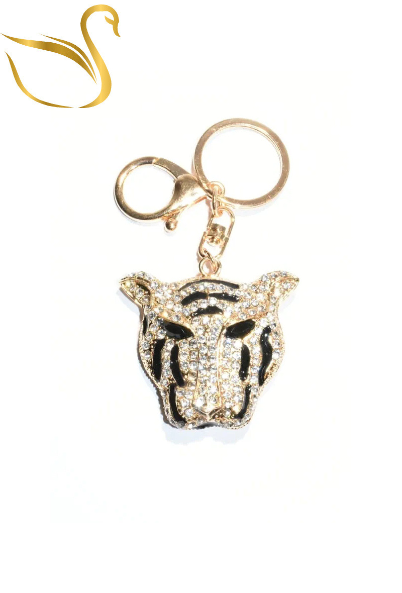 Wholesaler Emma Fantaisies - Tiger bag jewelry key ring