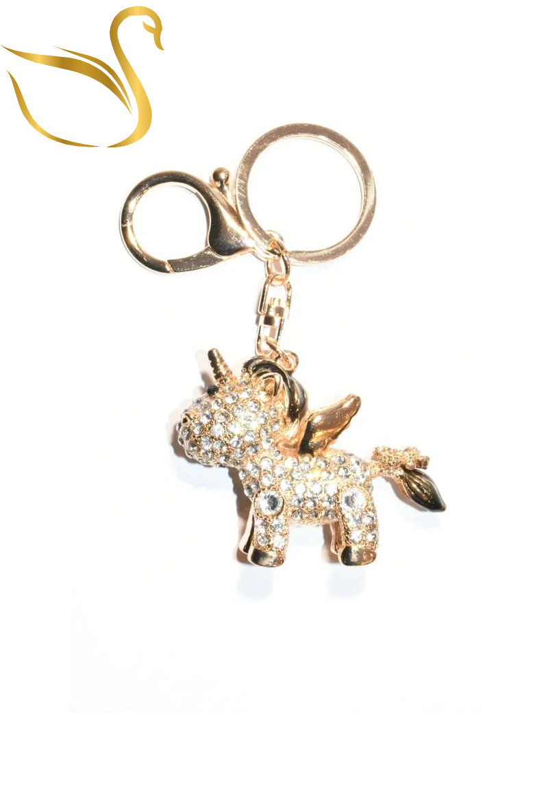 Wholesaler Emma Fantaisies - Unicorn bag jewelry key ring