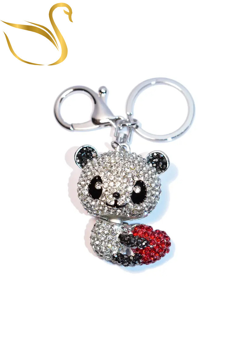 Wholesaler Emma Fantaisies - Panda bag jewelry key ring
