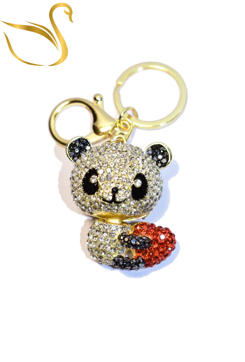 Wholesaler Emma Fantaisies - Panda bag jewelry key ring