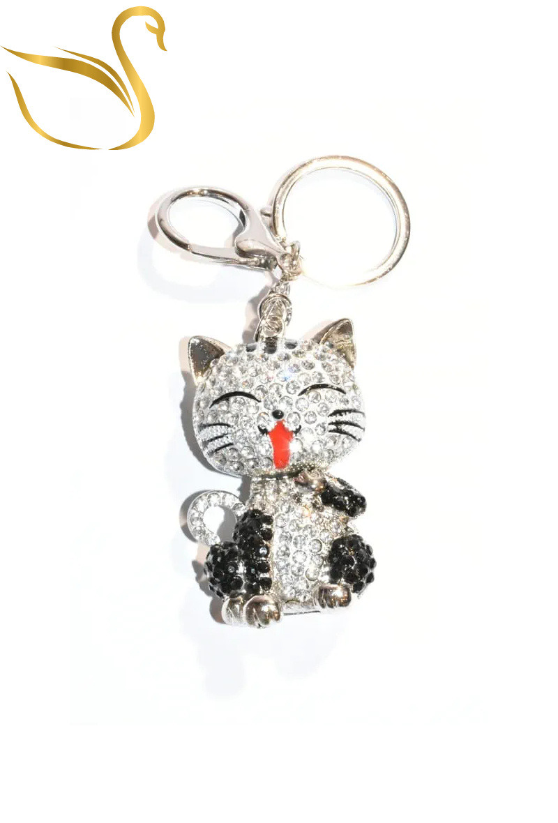 Wholesaler Emma Fantaisies - Cat bag jewelry key ring