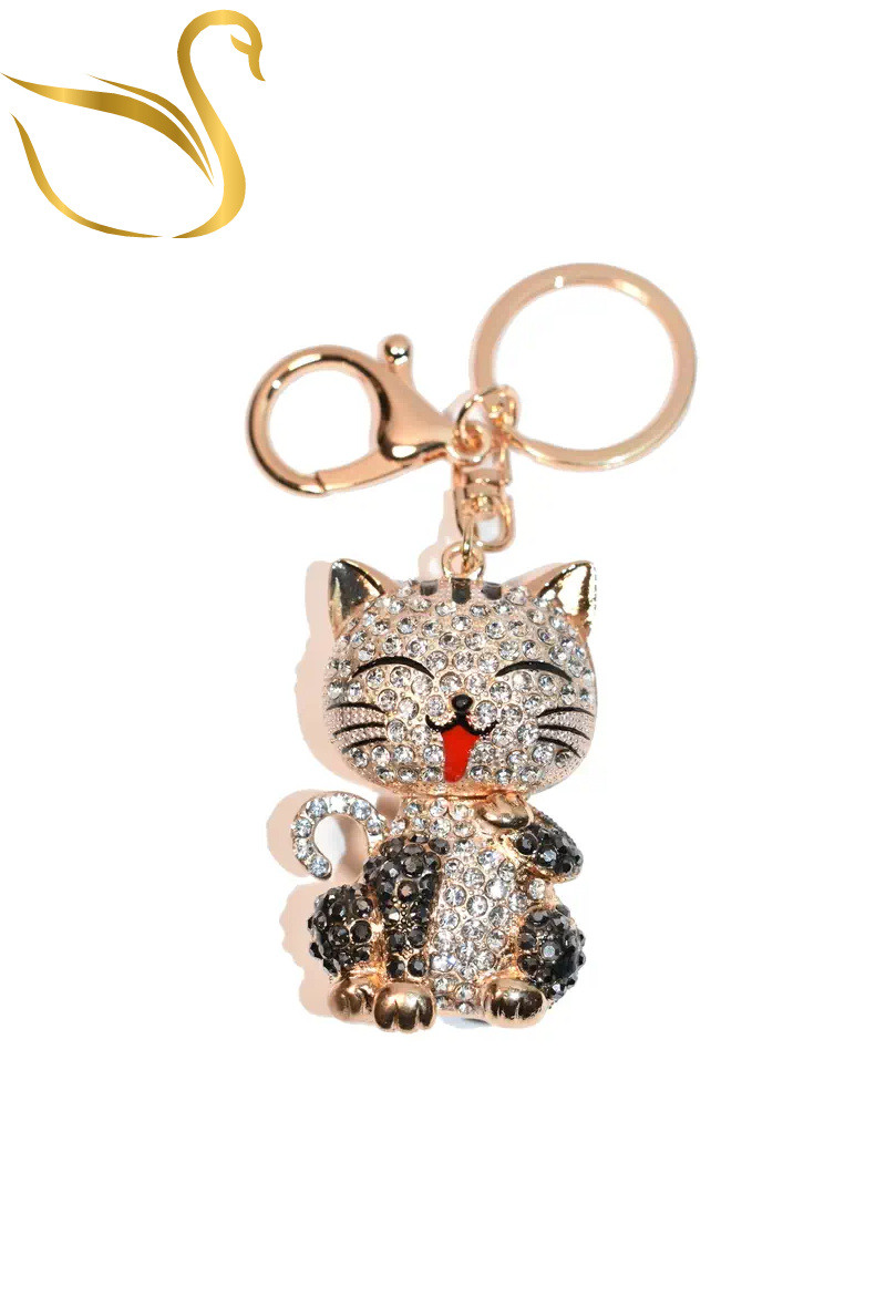 Wholesaler Emma Fantaisies - Cat bag jewelry key ring