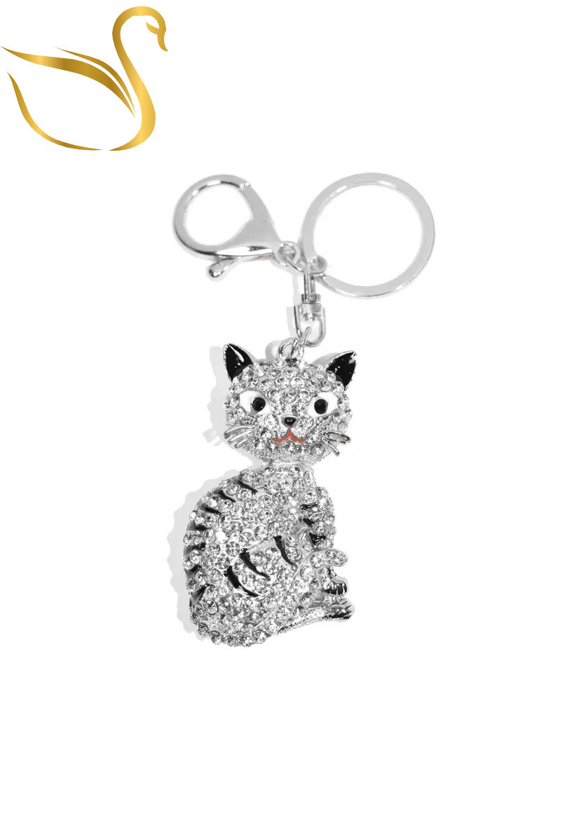 Wholesaler Emma Fantaisies - Cat bag jewelry key ring