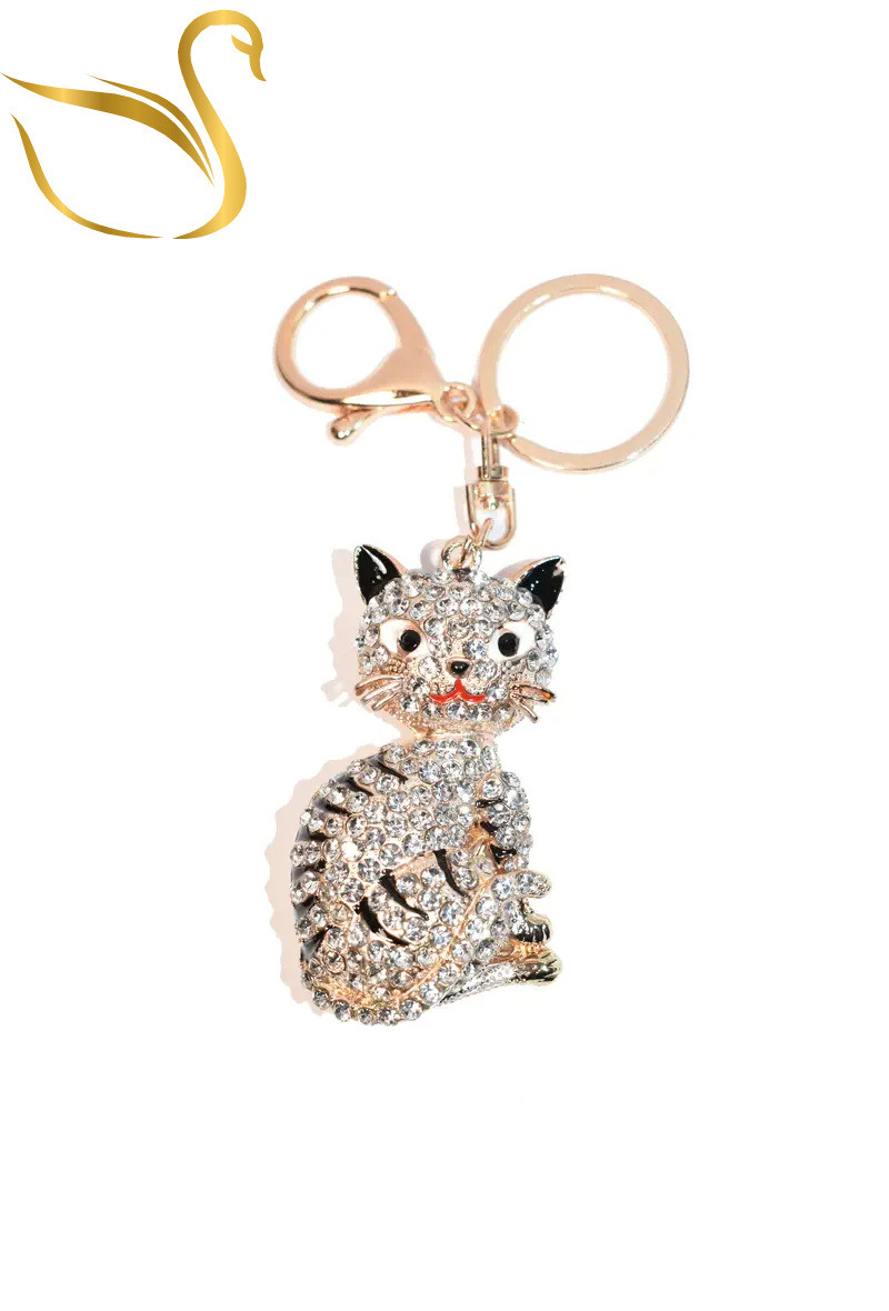 Wholesaler Emma Fantaisies - Cat bag jewelry key ring