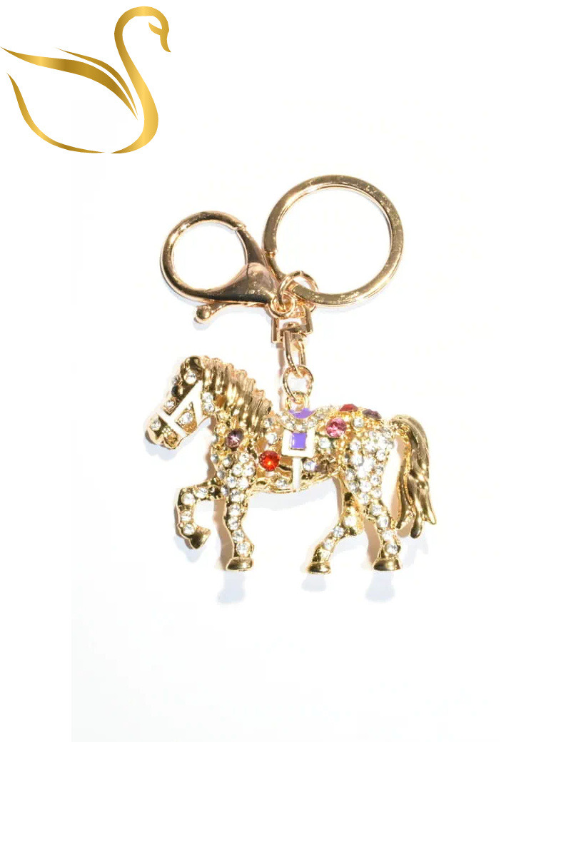 Wholesaler Emma Fantaisies - Horse bag jewelry key ring