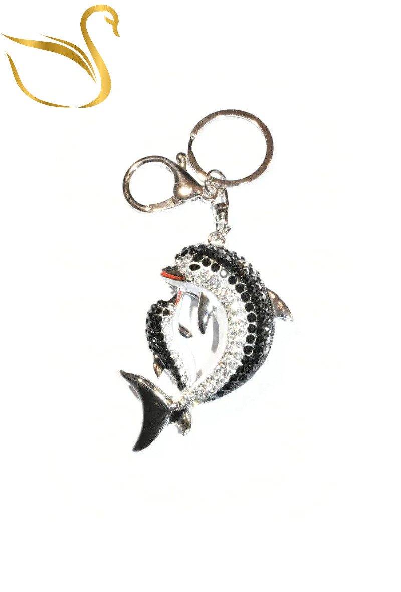 Wholesaler Emma Fantaisies - Dolphin bag jewelry keychain