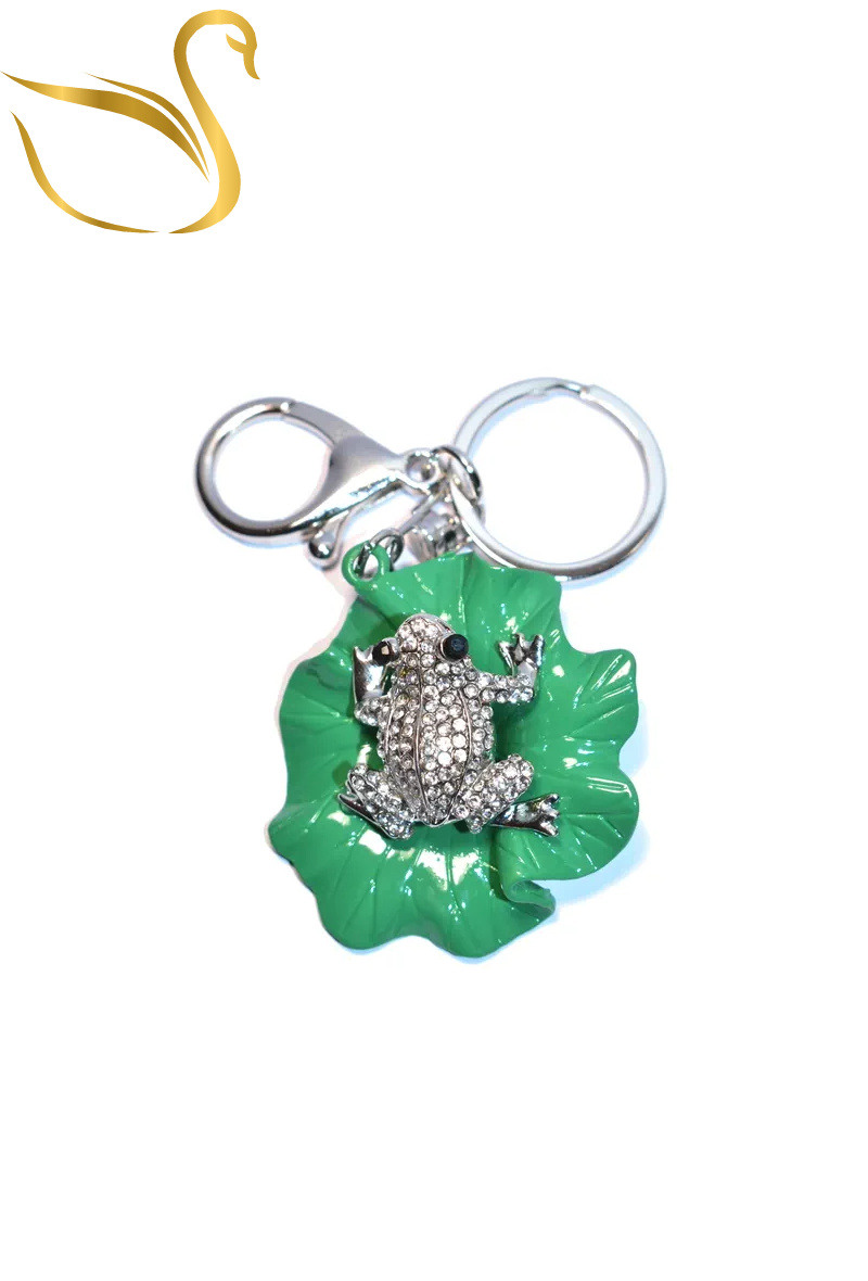Wholesaler Emma Fantaisies - Frog bag jewelry keychain