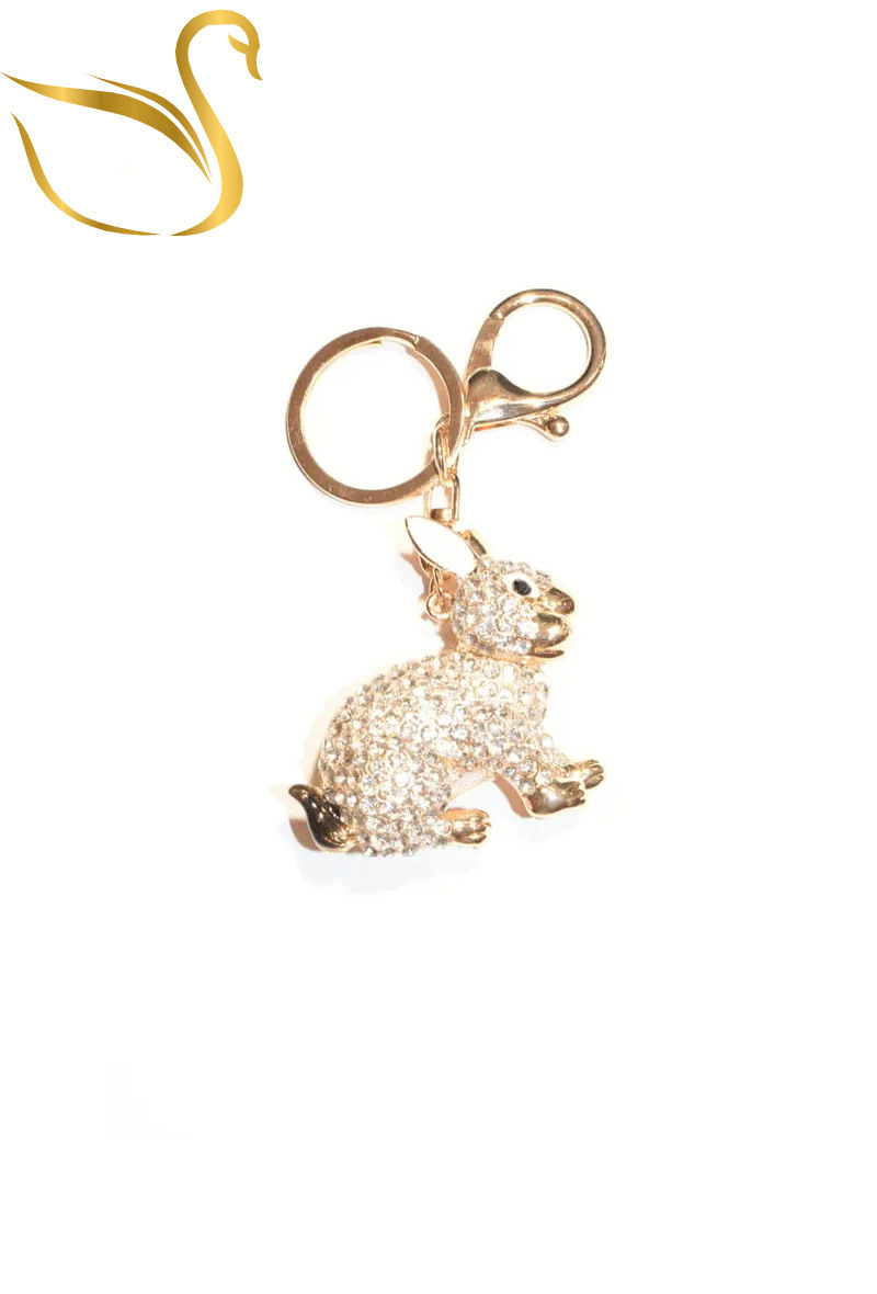 Wholesaler Emma Fantaisies - Rabbit bag jewelry key ring