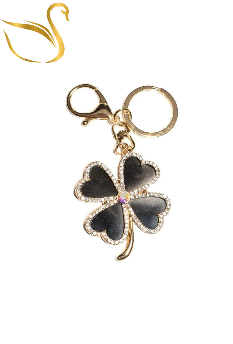 Wholesaler Emma Fantaisies - Clover bag jewelry keyring