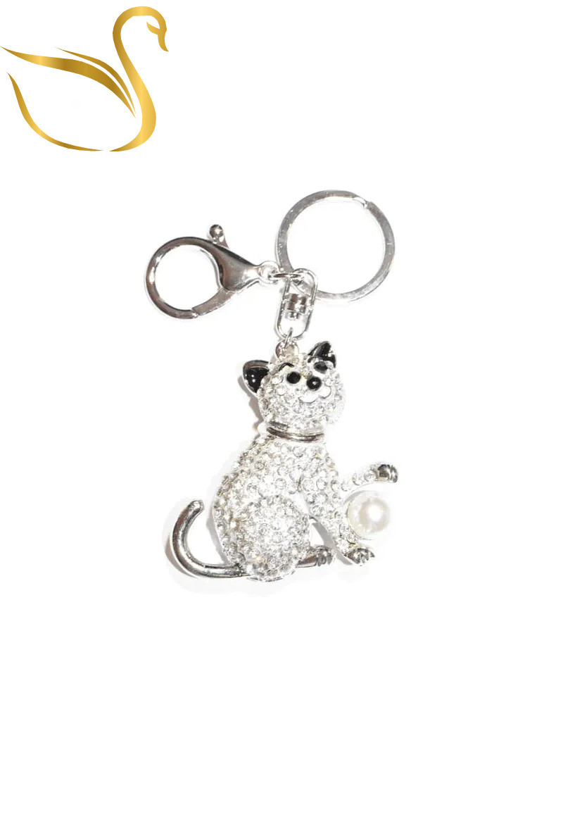 Wholesaler Emma Fantaisies - Cat bag jewelry key ring