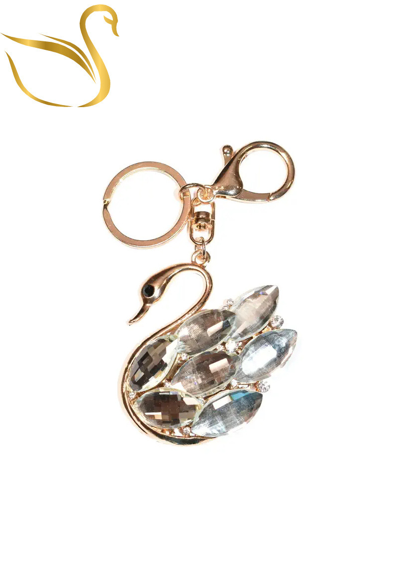 Mayorista Emma Fantaisies - Llavero de joyería con bolso de cisne