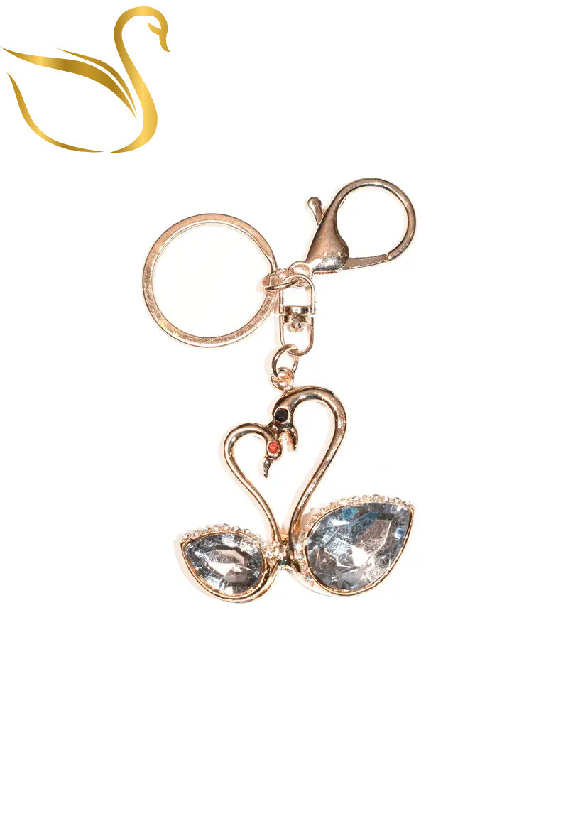 Mayorista Emma Fantaisies - Llavero de joyería con bolso de cisne