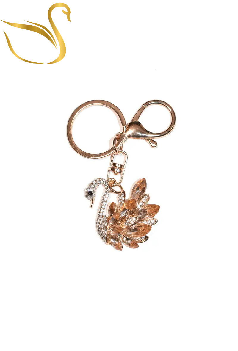 Mayorista Emma Fantaisies - Llavero de joyería con bolso de cisne