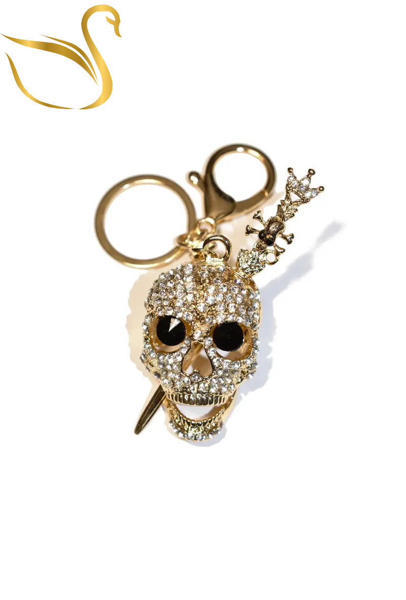 Mayorista Emma Fantaisies - Llavero de joyería con bolso de calavera