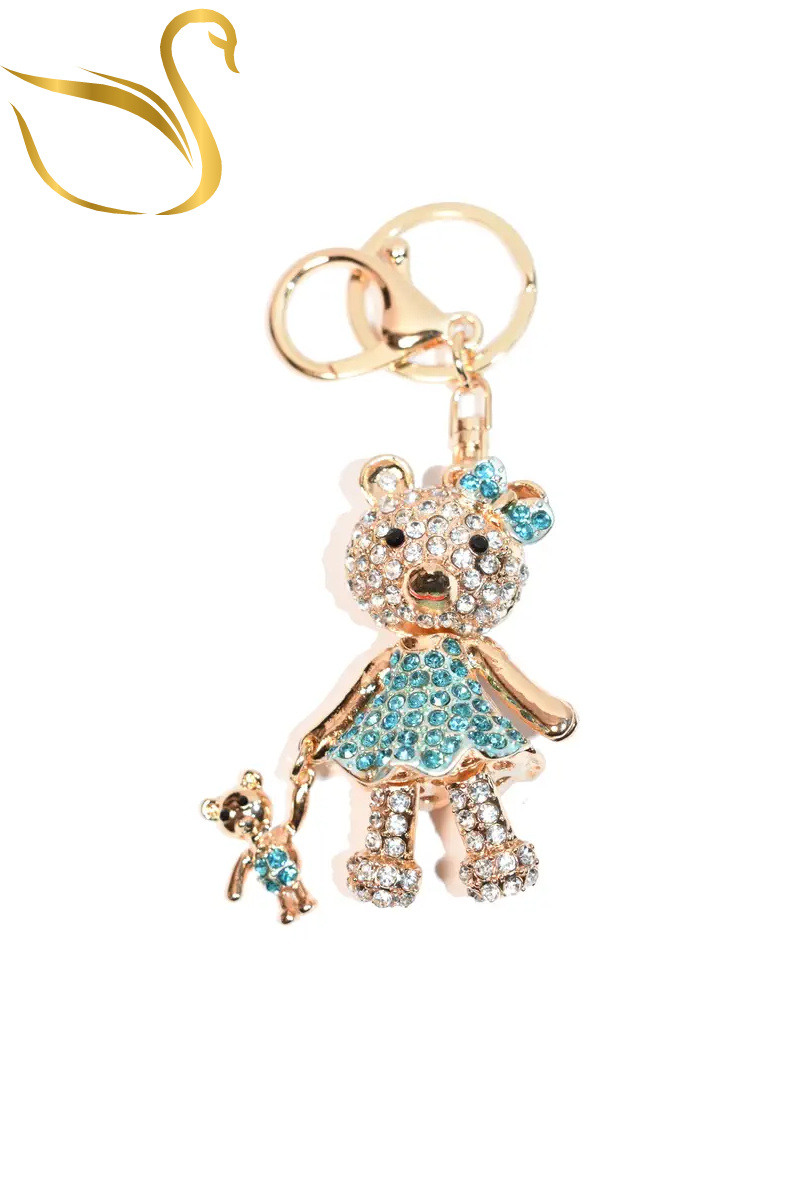 Mayorista Emma Fantaisies - Llavero de joyería con bolso de oso