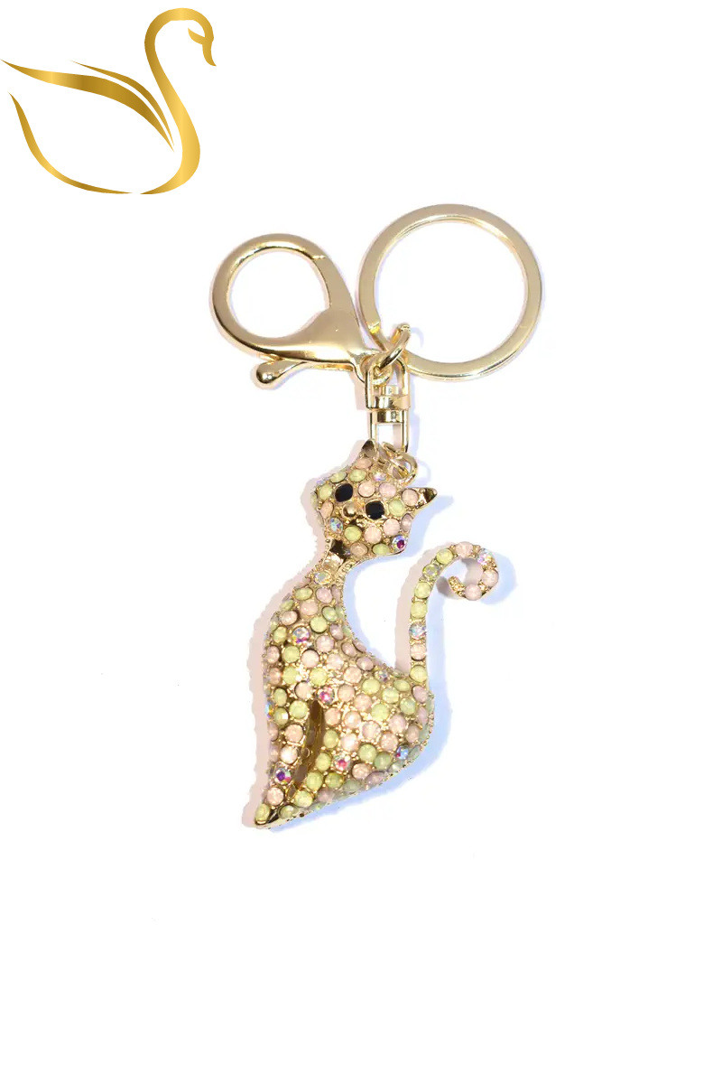 Mayorista Emma Fantaisies - Llavero de joyería con bolso de gato