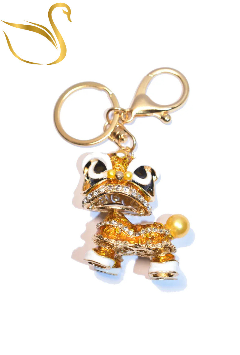 Mayorista Emma Fantaisies - Legendario bolso de león joyería llavero amuleto de la suerte