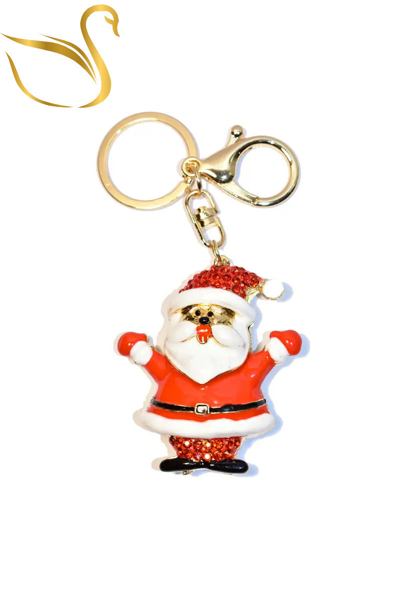 Mayorista Emma Fantaisies - Llavero de joyería de bolso de Papá Noel