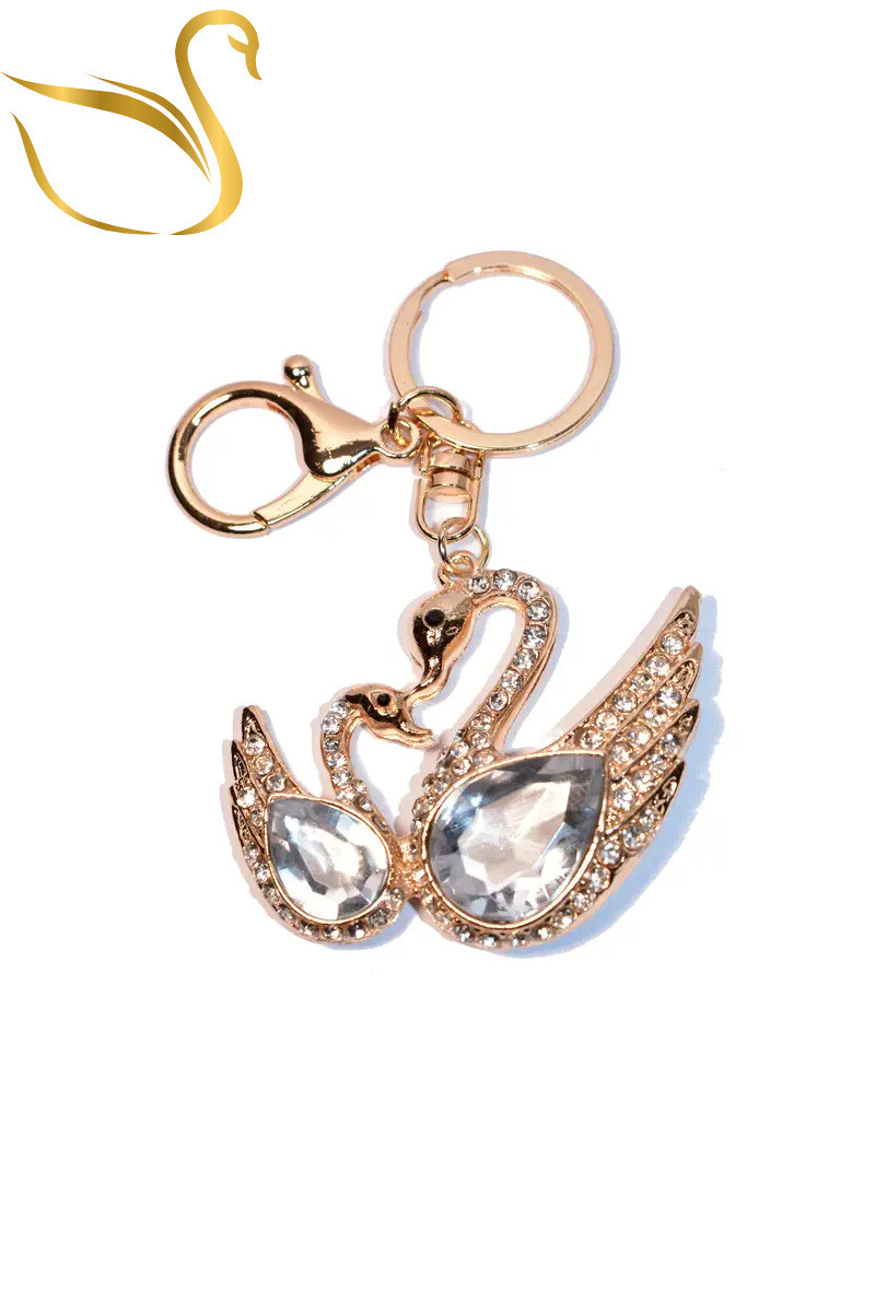 Mayorista Emma Fantaisies - Llavero de joyería con bolso de cisne
