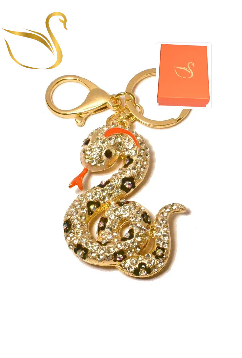 Wholesaler Emma Fantaisies - Snake gift box keychain