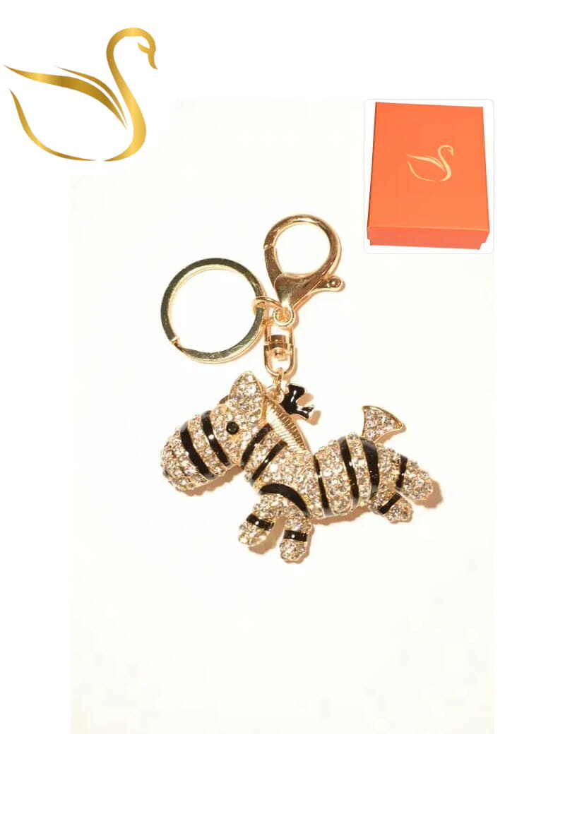 Grossista Emma Fantaisies - Portachiavi scatola regalo zebra