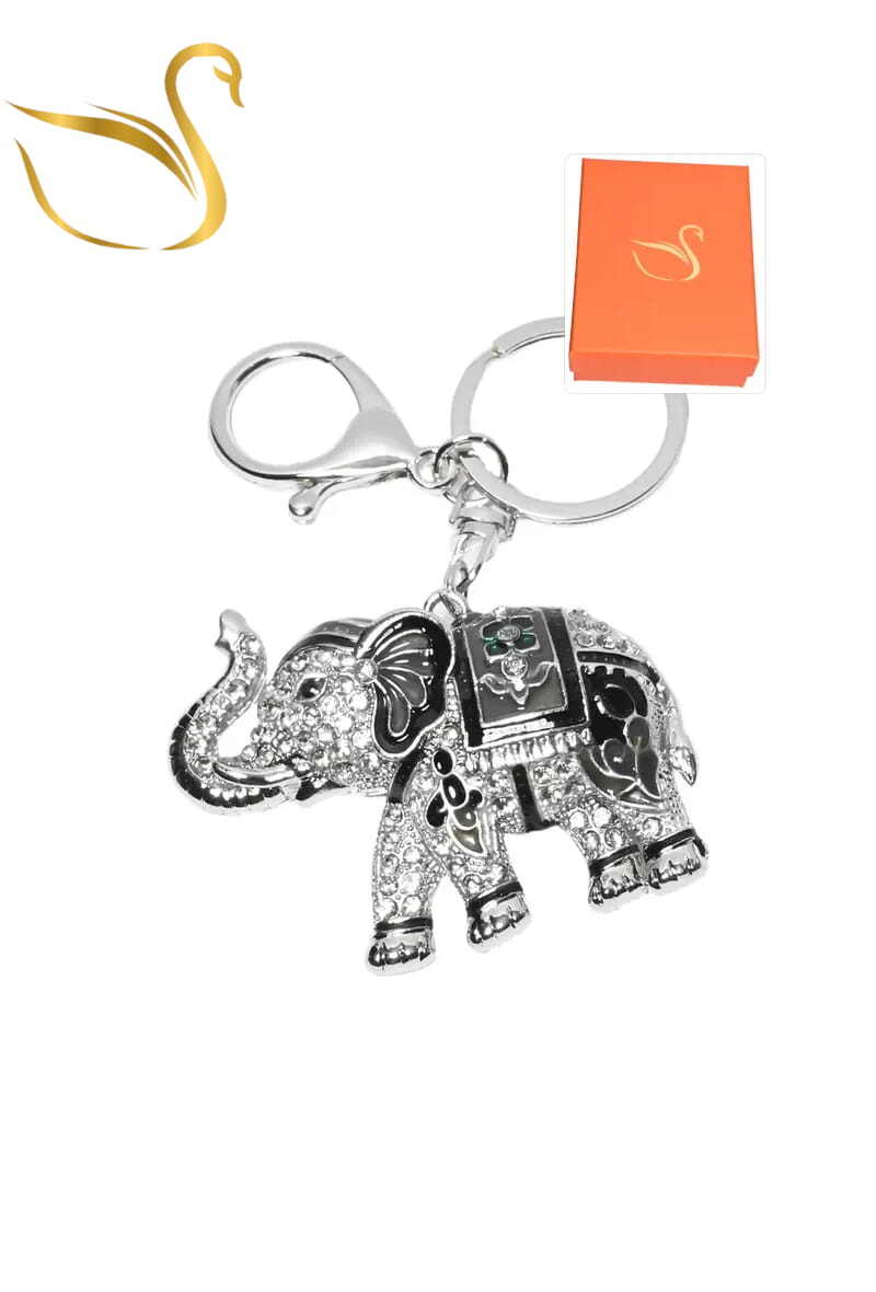 Wholesaler Emma Fantaisies - Elephant gift box keychain