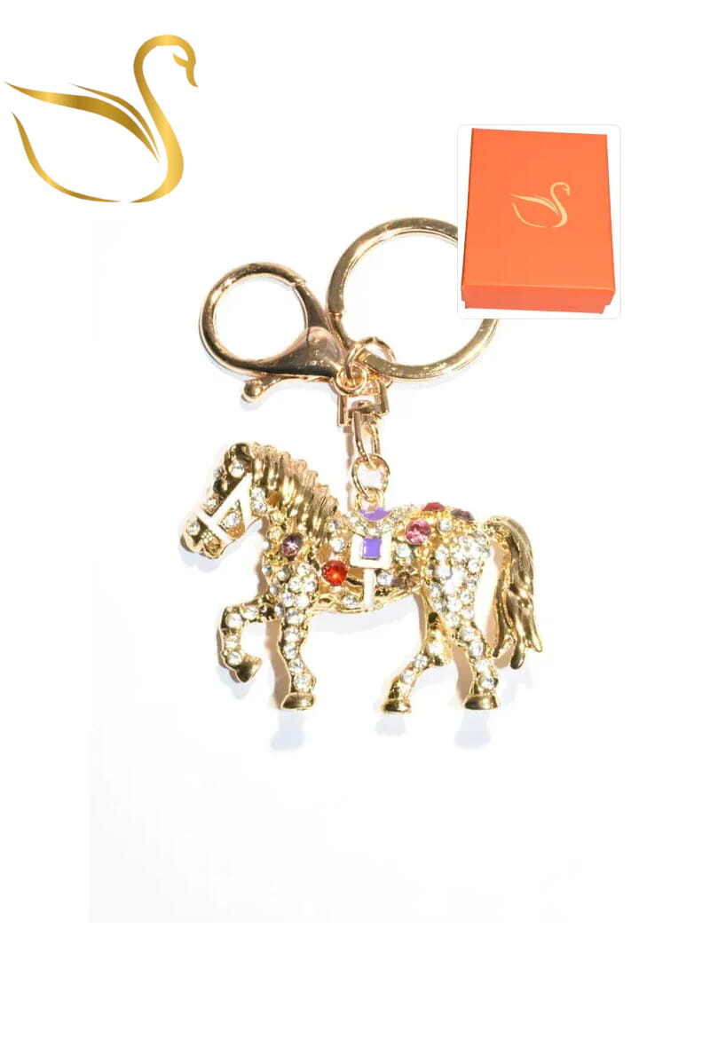 Mayorista Emma Fantaisies - Llavero caja de regalo caballo