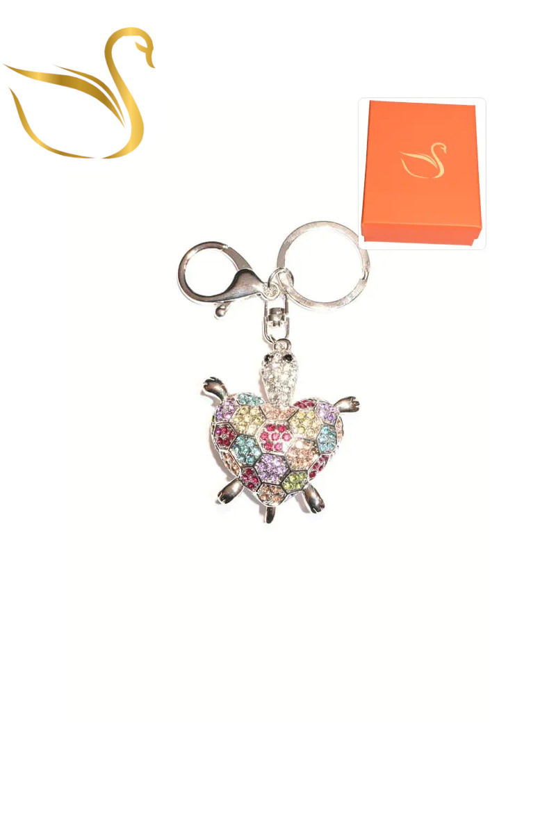 Wholesaler Emma Fantaisies - Tortoise gift box keychain
