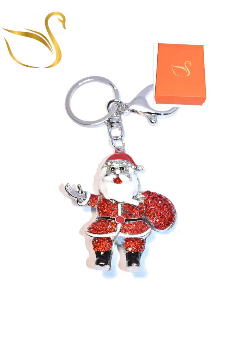 Mayorista Emma Fantaisies - Llavero caja de regalo Papá Noel