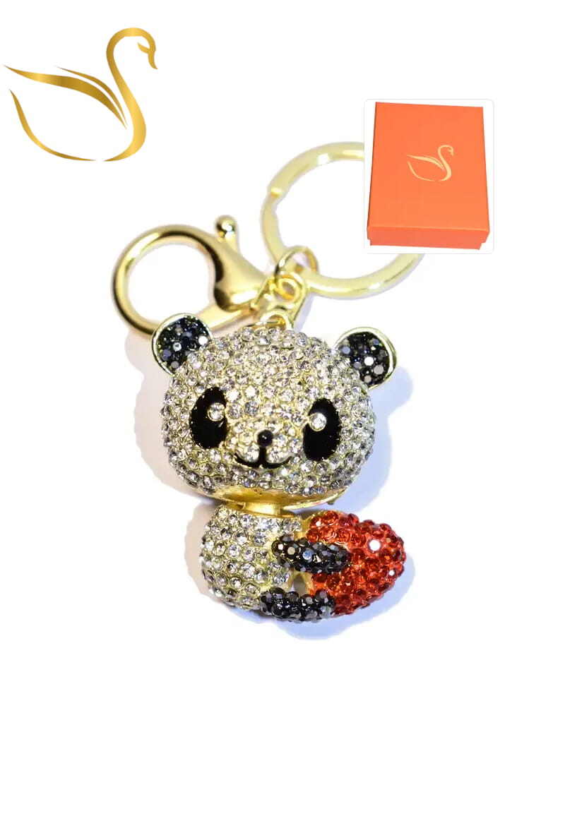 Wholesaler Emma Fantaisies - Panda gift box keychain